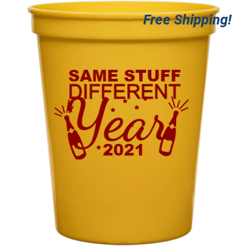 Holiday Same Stuff Different Year 2021 16oz Stadium Cups Style 127858