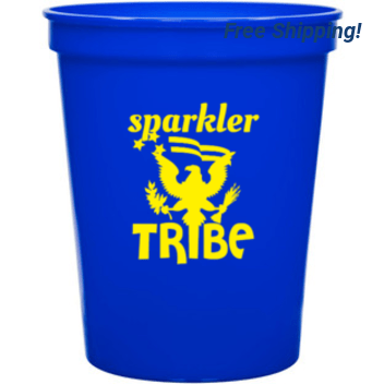 Holidays & Special Events Sparkler Tribe 16oz Stadium Cups Style 136178