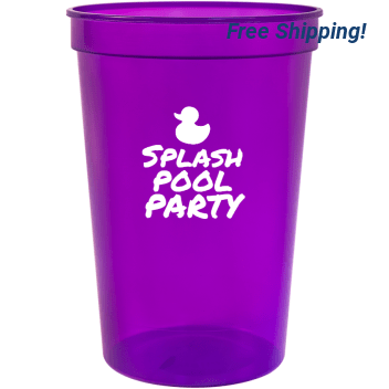Pool Party Splash 16oz Stadium Cups Style 107239