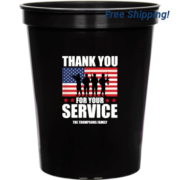 Thank You For Yor Service Your 16oz Stadium Cups Style 172793