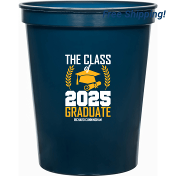 The Class Of 2025 Graduate 16oz Stadium Cups Style 171948