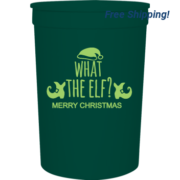 Holiday What The Elf Merry Christmas 16oz Stadium Cups Style 126829