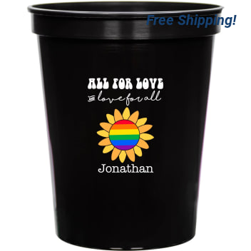 All For Love Love For All 16oz Stadium Cups Style 173255