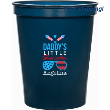 Daddy's Little Firecracker 16oz Stadium Cups Style 173011