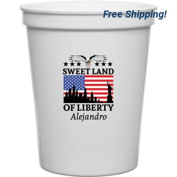 Sweet Land Of Liberty 16oz Stadium Cups Style 173046