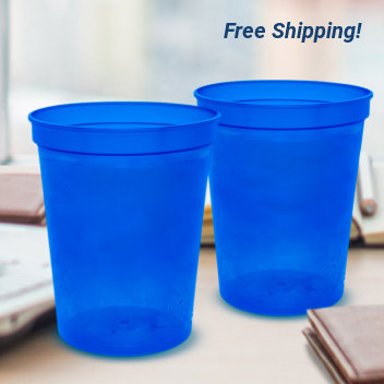 Blank 16oz Translucent Stadium Cups