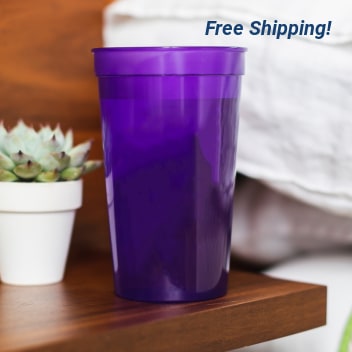 Blank 22oz Translucent Stadium Cups