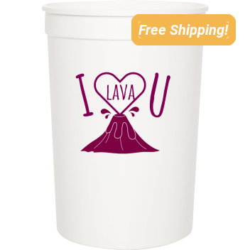 Wedding U Lava 16oz Stadium Cups Style 101473