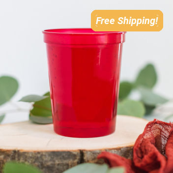 Blank 16oz Translucent Stadium Cups
