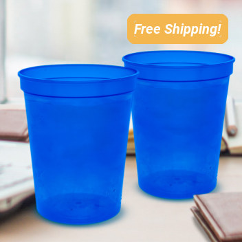 Blank 16oz Translucent Stadium Cups