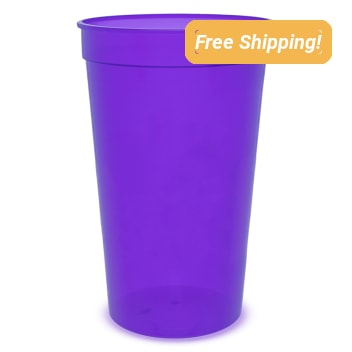Blank 22oz Translucent Stadium Cups