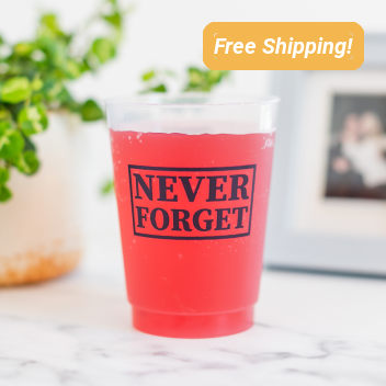 8oz Frosted Stadium Cups