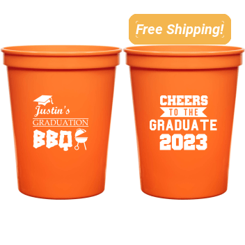Customized Graduation Bbq Party Stadium Cups