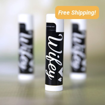 Natural Beeswax Lip Balm - One Imprint Color