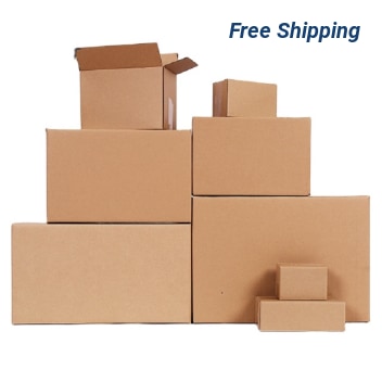 20 X 20 X 20 Inch Corrugated Boxes - Blank