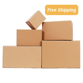 10 X 10 X 10 Inch Corrugated Boxes - Blank