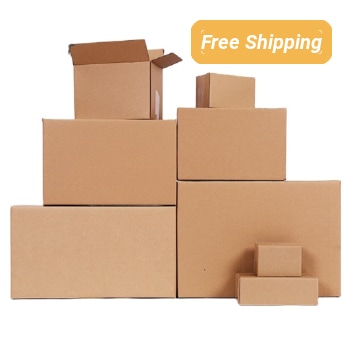 13 X 13 X 13 Inch Corrugated Boxes - Blank
