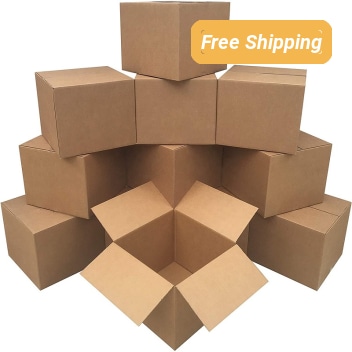 16 X 16 X 16 Inch Corrugated Boxes - Blank