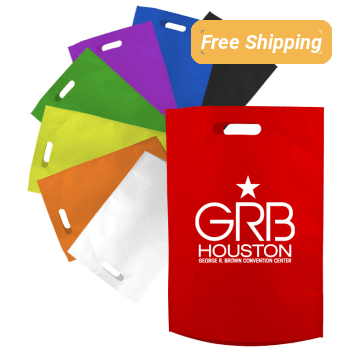 Medium Exhibition Die Cut Handle Tote Bags