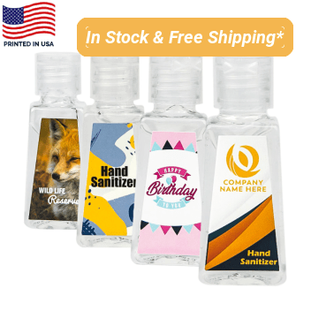 1oz Custom Hand Sanitizer Triangle Bottles