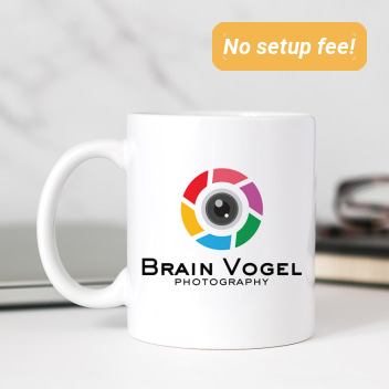 Custom Full Color Printing 11oz White Mugs