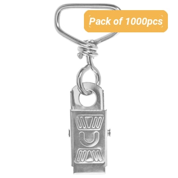 Metal Bulldog Lanyard Attachments - Pack Of 1000pcs