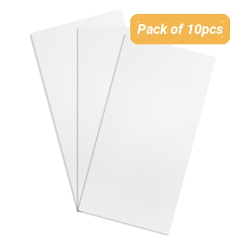 Unsewn White Can Sleeves For Sublimation Printing - Pack Of 10pcs