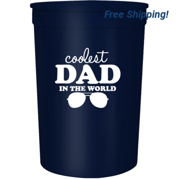 Fathers Day Dad In World Coolest 16oz Stadium Cups Style 107226
