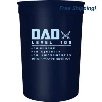 Father's Day Dad L V 1 2 W I O M N G Happyfathersday 16oz Stadium Cups Style 119502