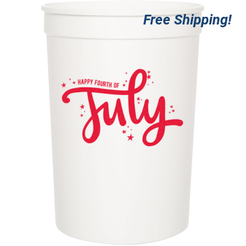 Fourth Of July 16oz Stadium Cups Style 108098