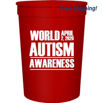 Autism Awareness World April 2 2020 16oz Stadium Cups Style 116959