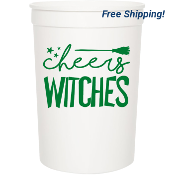 Halloween Cheers Witches 16oz Stadium Cups Style 113512
