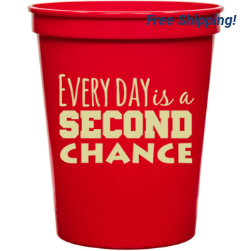 Back To School Every Day Is Second Chance 16oz Stadium Cups Style 139194