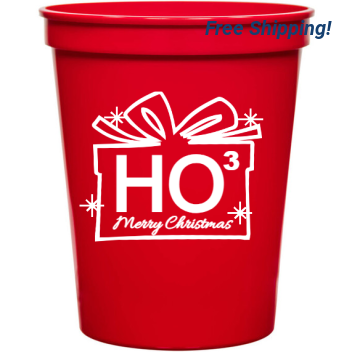 Holiday 3 Merry Christmas 16oz Stadium Cups Style 127322