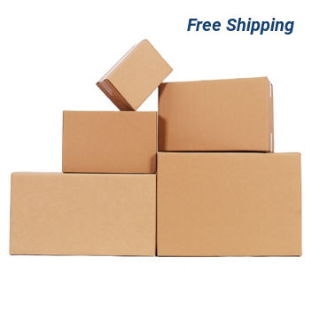 10 X 10 X 10 Inch Corrugated Boxes - Blank