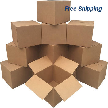 20 X 20 X 20 Inch Corrugated Boxes - Blank