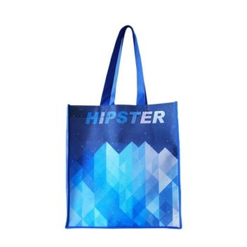 12 X 13 X 8 Inch Full Color Shopping Reusable Wide Tote Bags