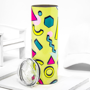 20 Oz. Custom Printed Fluorescent Neon Stainless Steel Tumblers