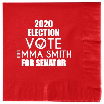 Political 2020 Election Vote Emma Smith For Senator 2ply Economy Beverage Napkins Style 111424