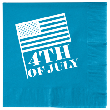 Fourth Of July 4th 2ply Economy Beverage Napkins Style 108909