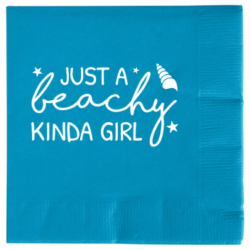 Summer Beachy Just A Kinda Girl 2ply Economy Beverage Napkins Style 139710