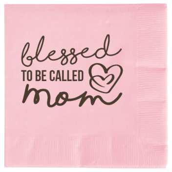 Happy Mothers Day Blessed To Be Called Mom 2ply Economy Beverage Napkins Style 133763