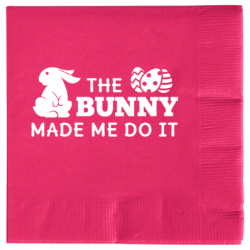 Happy Easter Day Bunny Made Me Do It The 2ply Economy Beverage Napkins Style 133434