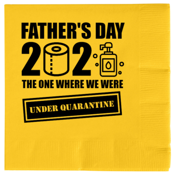 Happy Fathers Day 2 One Where We Were 2ply Economy Beverage Napkins Style 135138