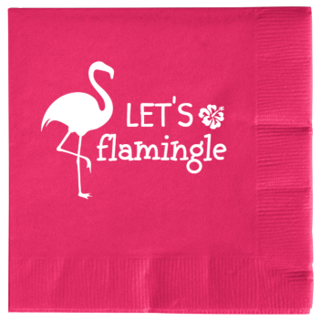 Summer Flamingle Lets 2ply Economy Beverage Napkins Style 135848