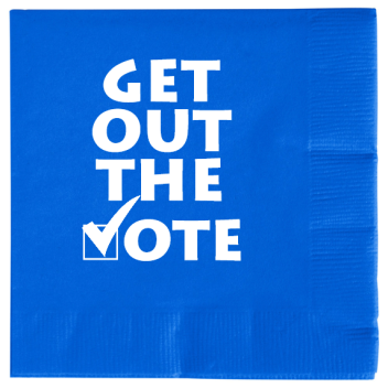 Political Get Out The Ote 2ply Economy Beverage Napkins Style 111385