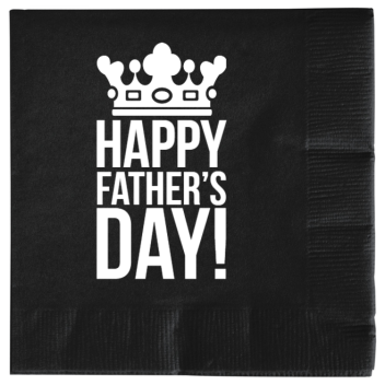 Father’s Day Happy Fathers 2ply Economy Beverage Napkins Style 137103