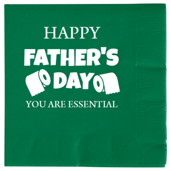 Father’s Day Happy Fathers You Are Essential 2ply Economy Beverage Napkins Style 137106