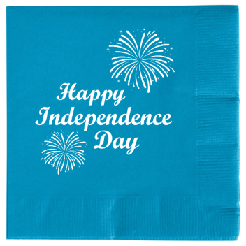 Fourth Of July Happy Independence Day 2ply Economy Beverage Napkins Style 107533