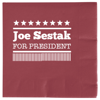 Joe Sestak For President 2ply Economy Beverage Napkins Style 110166